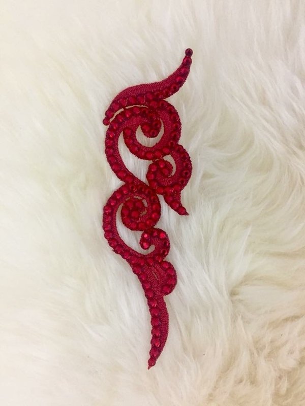 Red Ariel Hair Lace