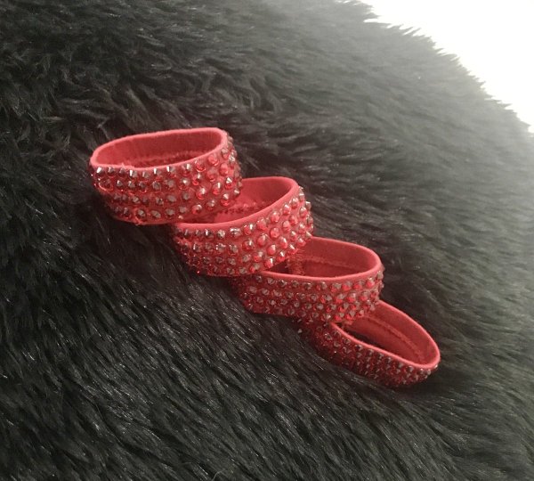 Red Regular Cuffs (Customisable)