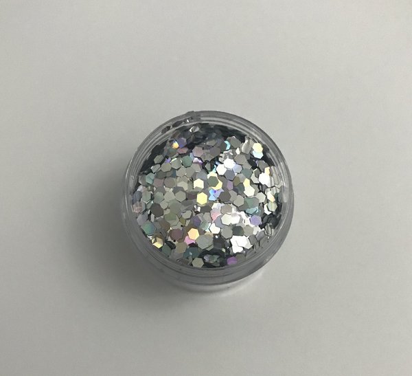 Chunky Holographic Silver Glitter