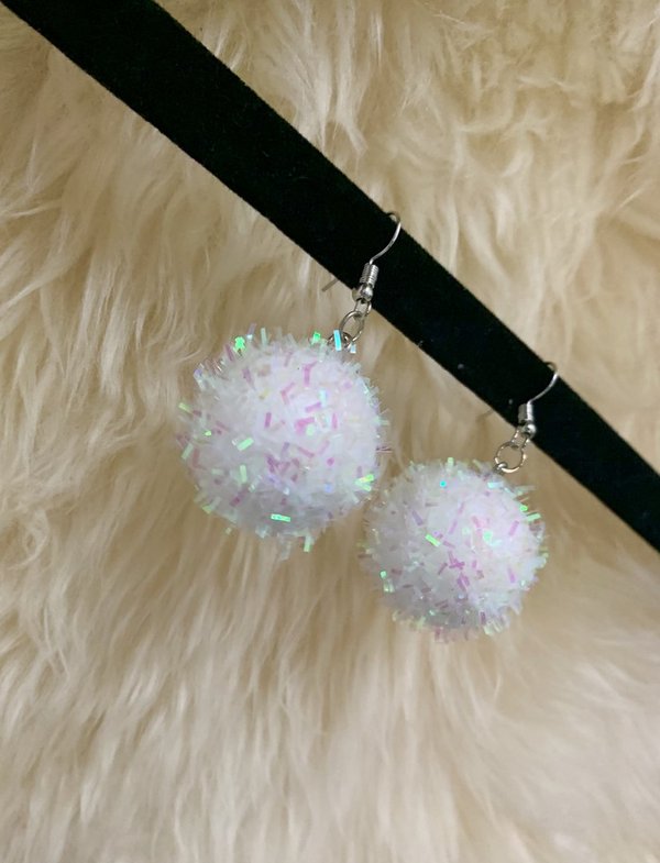 Snowball Earrings